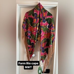 Farm Rio scarf cape or cover up sarong